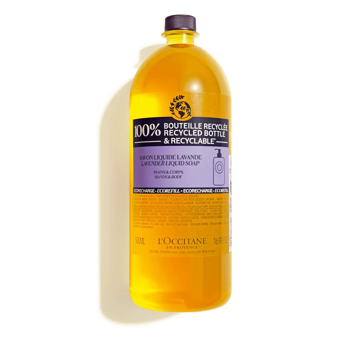 Eco-Refil Sabonete Líquido Karité Lavanda 500ml