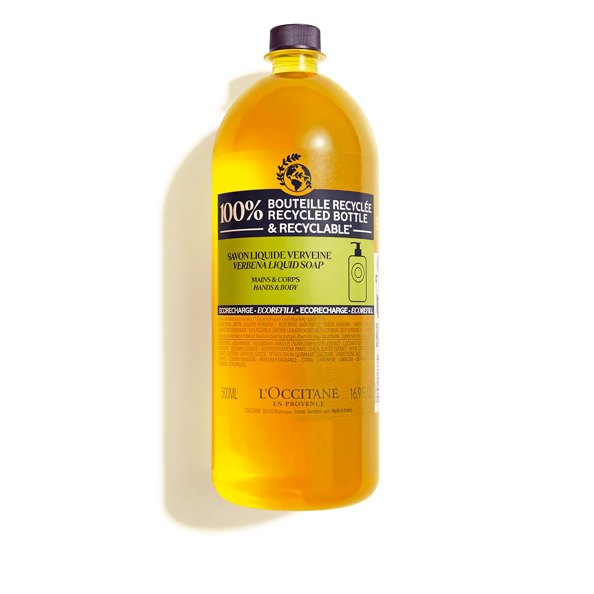 Eco-Refil Sabonete Líquido de Karité Verbena 500ml