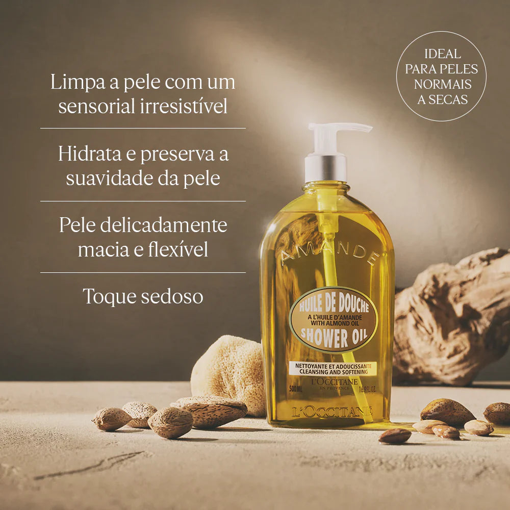 Óleo Hidratante de Banho Amêndoa 500ml