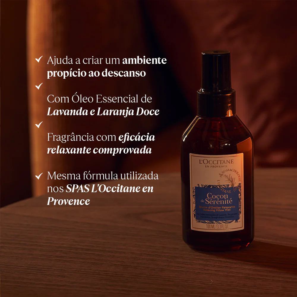 Pillow Mist Relaxante Abrigo de Serenidade 15ml