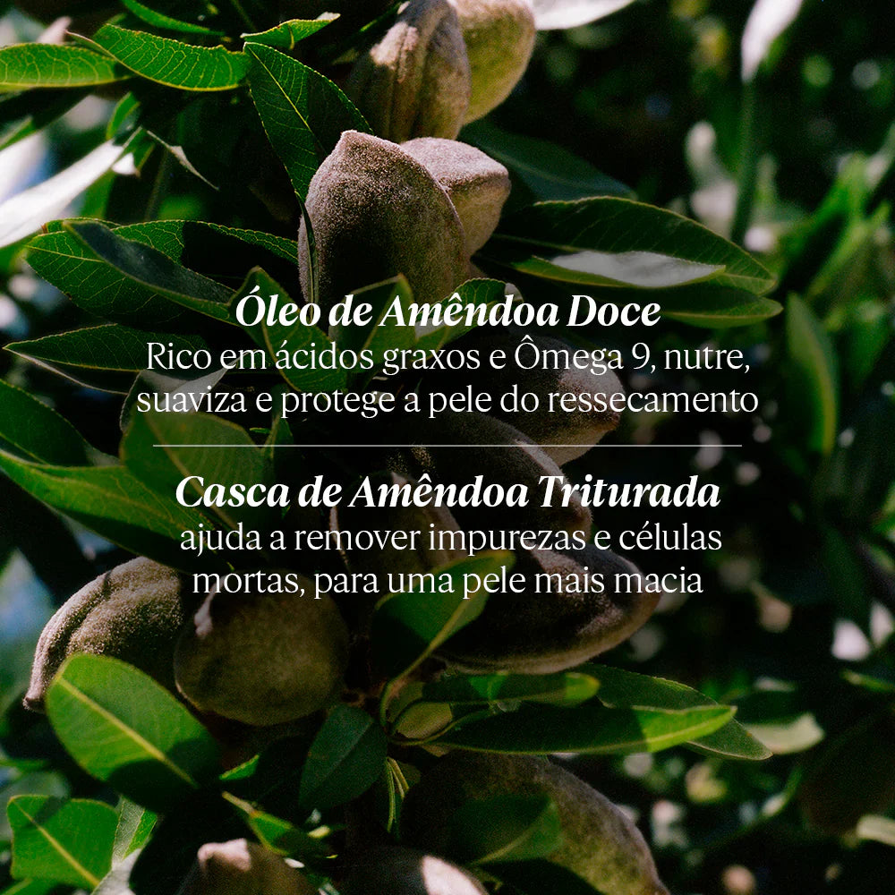 Sabonete Esfoliante Corporal de Amêndoa 50g